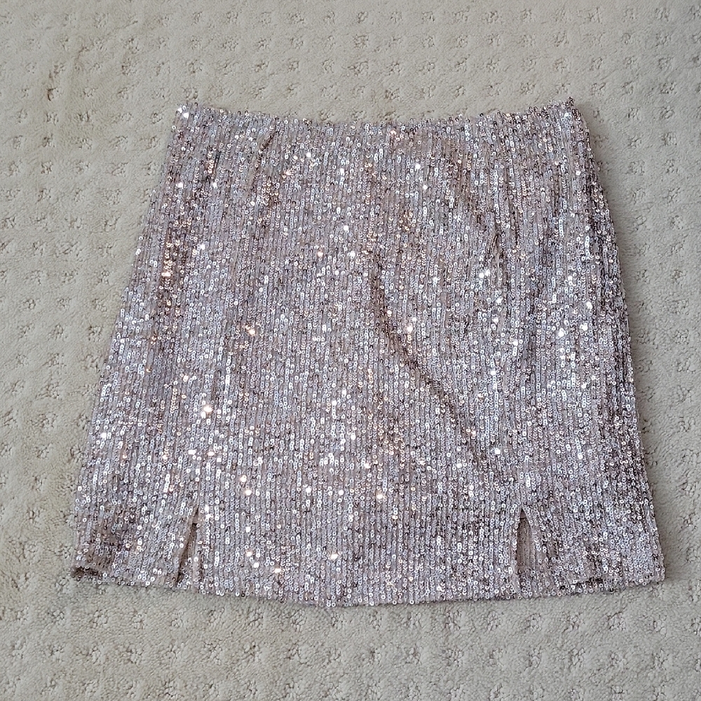 Love on a Hanger Sparkling Sequin Mini Skirt